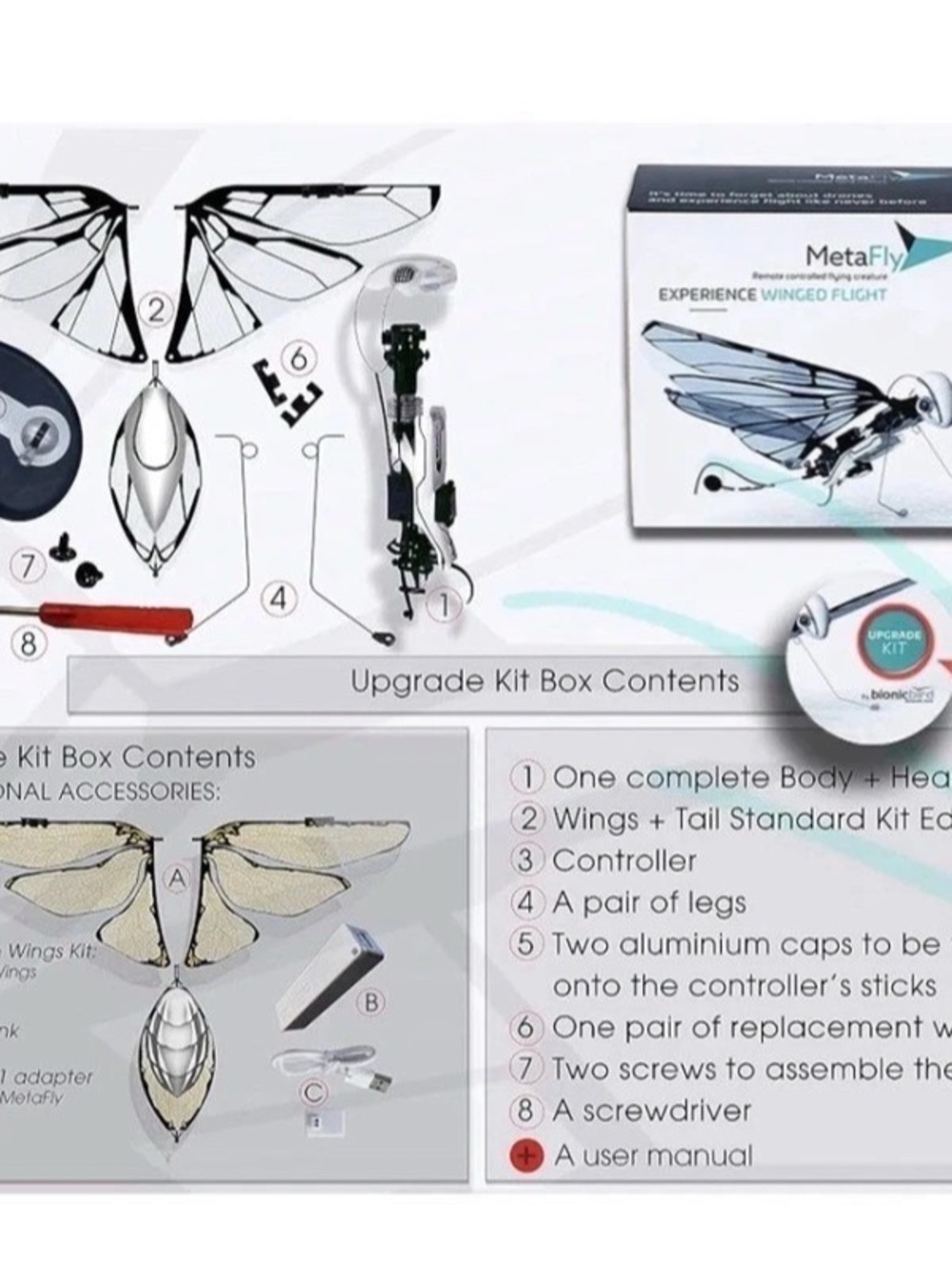 MetaFly Upgrade Kit Remote-Controlled Flying Insect - Picture 14 of 16